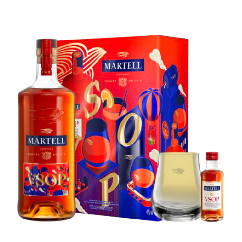 Martell VSOP RB VAP 2025 70cl (FOC Glass & Miniature)