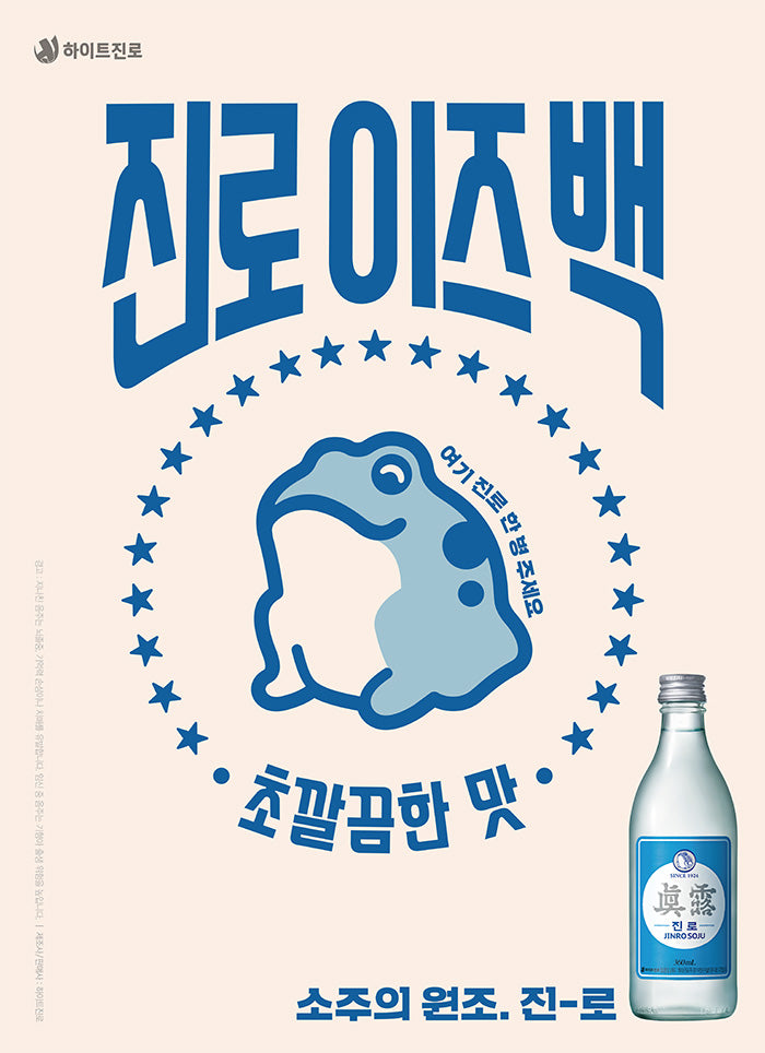 JINRO is Back Soju 360ml x 3btls