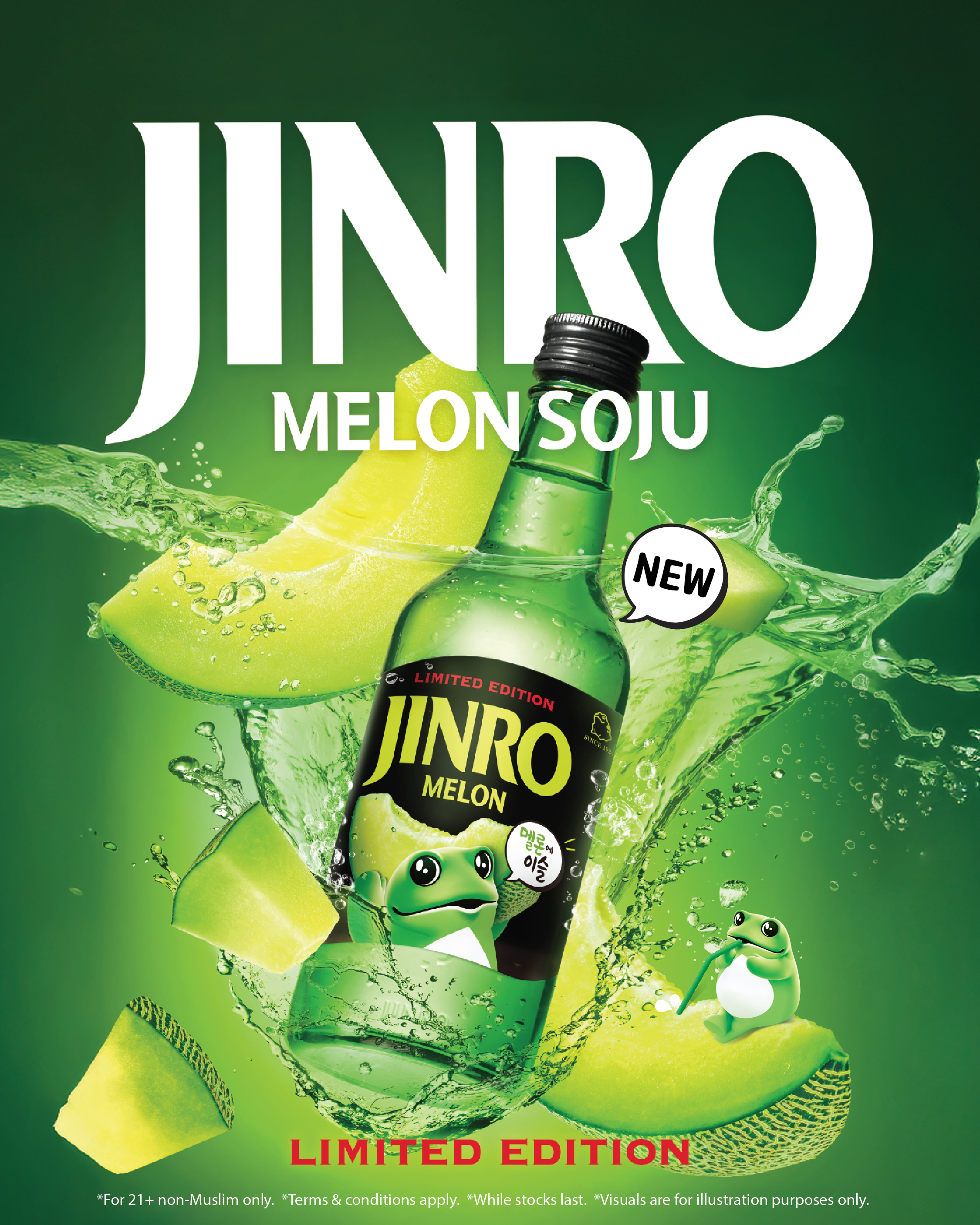 JINRO Melon Limited Edition Soju
