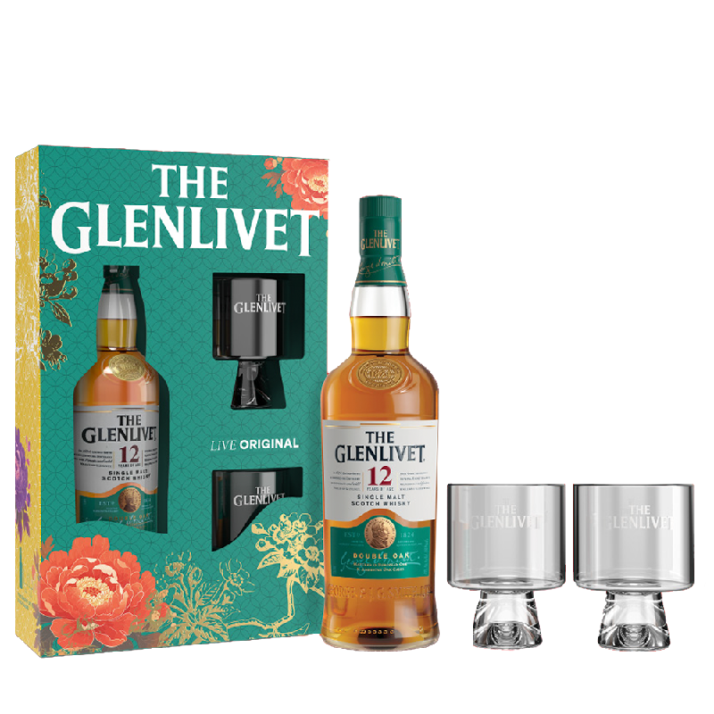 Glenlivet 12 years CNY 2025 GP 70cl (FOC Glass)