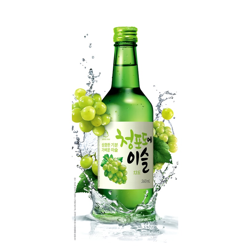 JINRO Green Grape Soju 360ml x 3btls