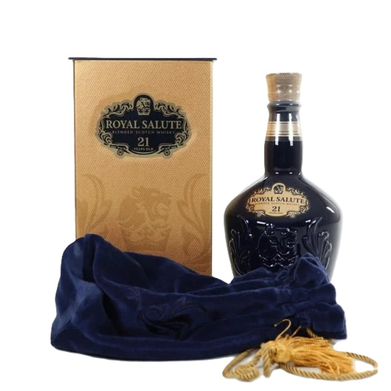 Royal Salute 21 years Velvet Cloth (Sapphire)