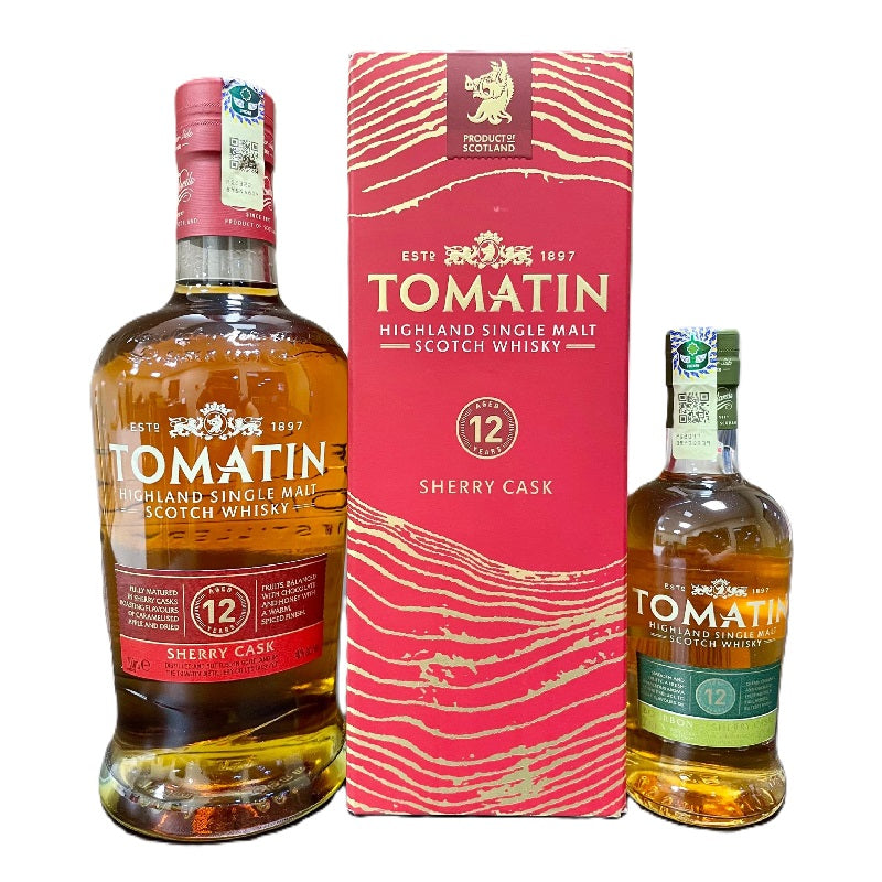 Tomatin 12 years Sherry Cask CNY 2025 70cl (FOC Miniature)