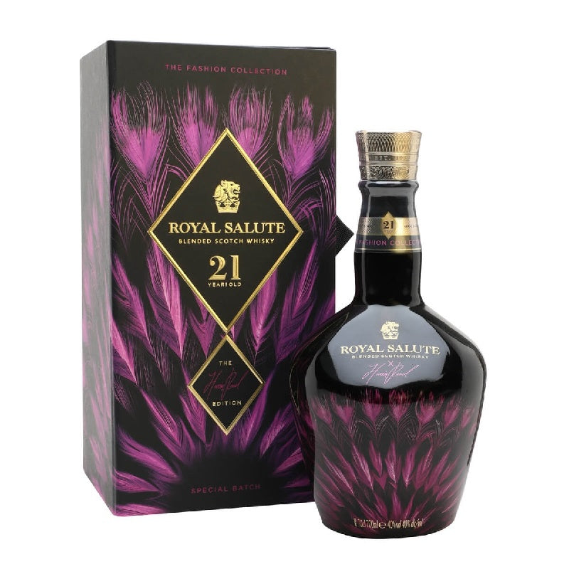 Royal Salute 21 years Harris Reed Edition III - Black Fuchsia 70cl